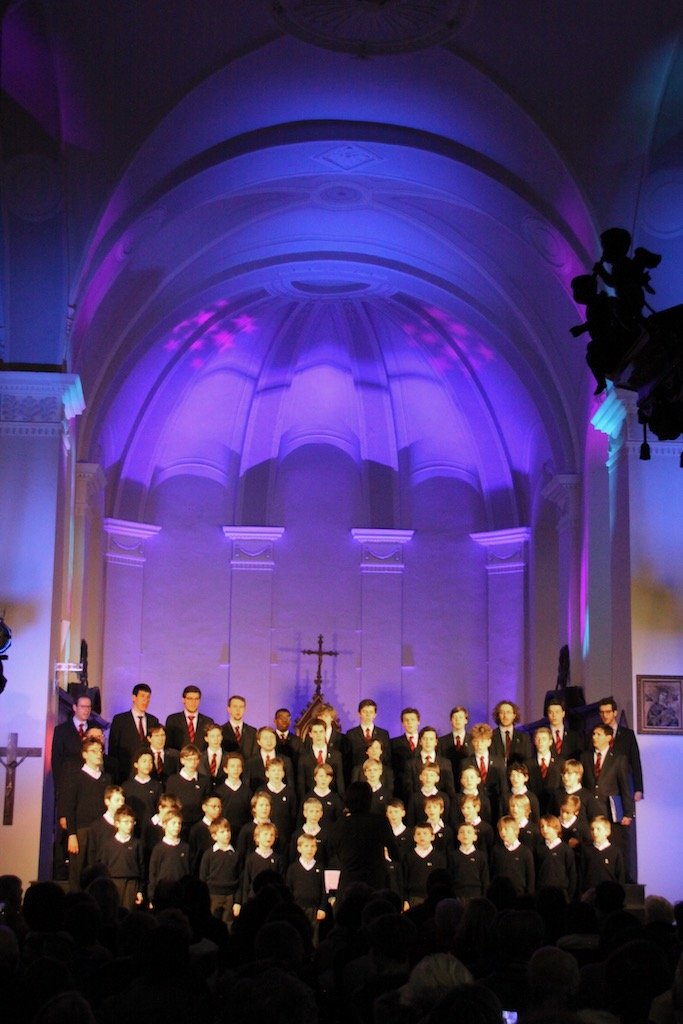 Concert des Petits Chanteurs du Collège Saint-Pierre, église de Linkebeek