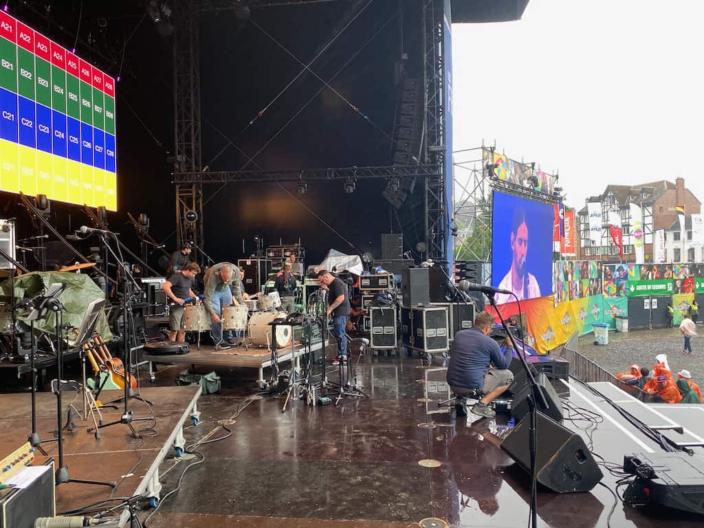 Francofolies de Spa, logistique et backline pour Marka