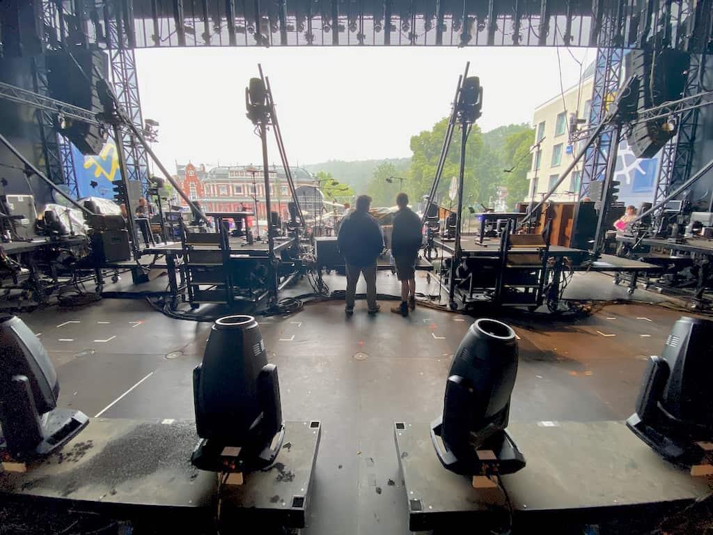 Francofolies de Spa, logistique et backline pour Marka