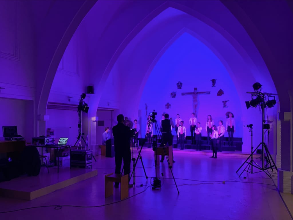 Captation/streaming d'un concert à Uccle en période Covid
