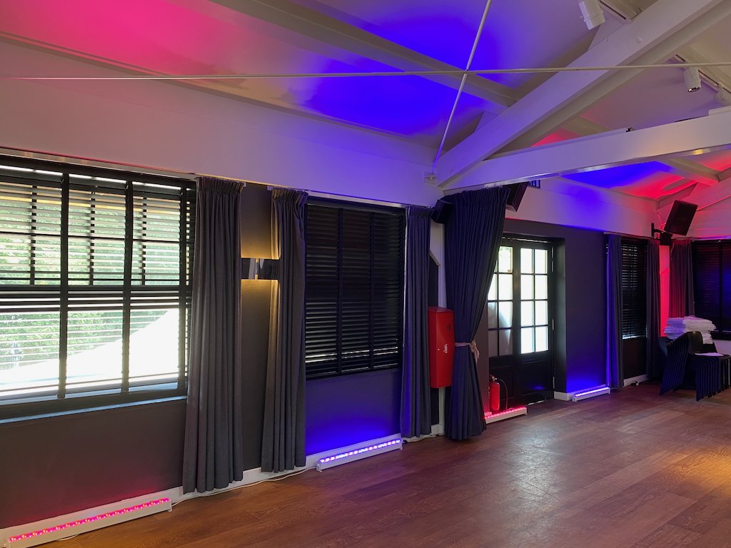 Uplighting avec des barres à LED